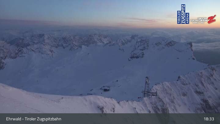 Archiv Foto Webcam Tiroler Zugspitzbahn: Bergstation