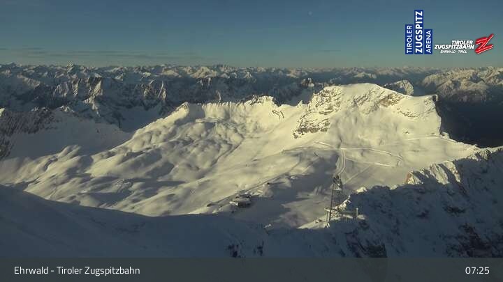 Archived image Webcam Tiroler Zugspitzbahn Top Station
