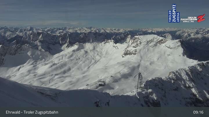 Archiv Foto Webcam Tiroler Zugspitzbahn: Bergstation