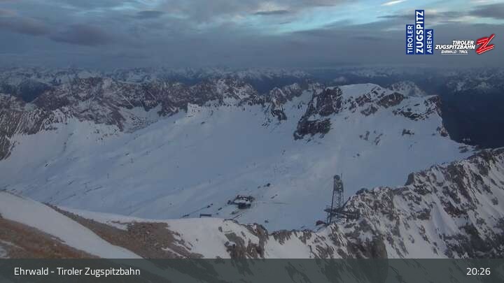 Archiv Foto Webcam Tiroler Zugspitzbahn: Bergstation
