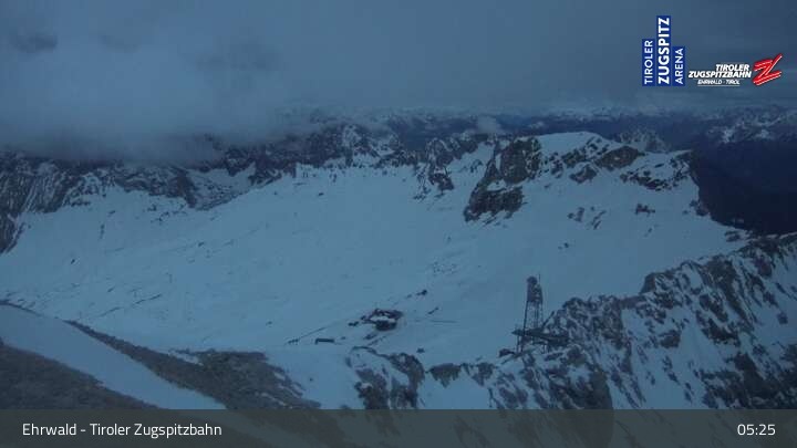 Archiv Foto Webcam Tiroler Zugspitzbahn: Bergstation
