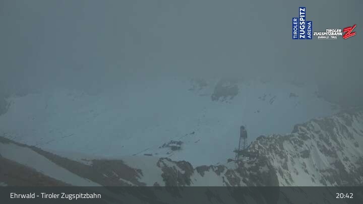 Archiv Foto Webcam Tiroler Zugspitzbahn: Bergstation
