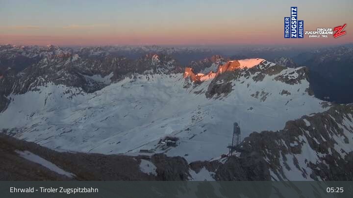 Archiv Foto Webcam Tiroler Zugspitzbahn: Bergstation