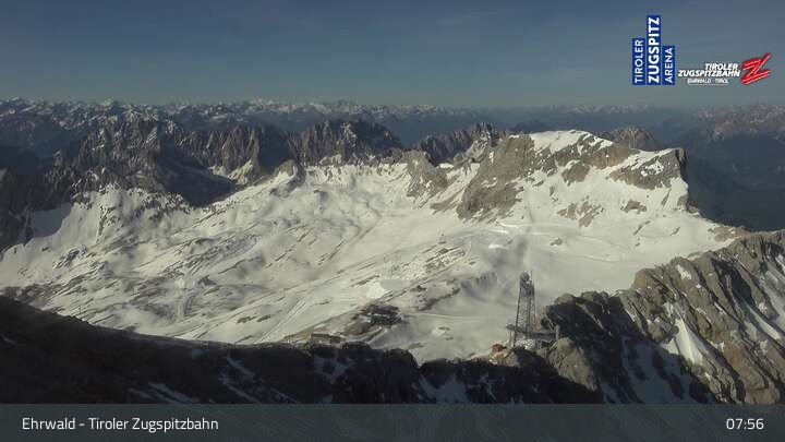 Archiv Foto Webcam Tiroler Zugspitzbahn: Bergstation