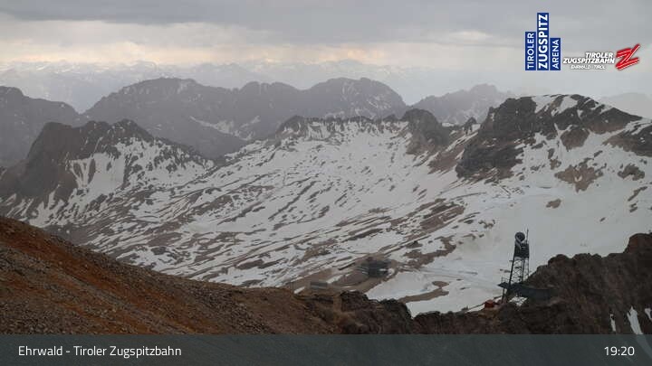 Archiv Foto Webcam Tiroler Zugspitzbahn: Bergstation