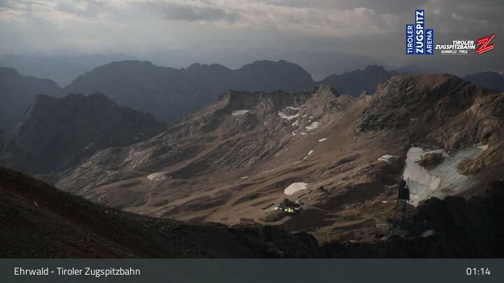 Archiv Foto Webcam Tiroler Zugspitzbahn: Bergstation
