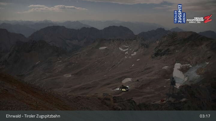 Archived image Webcam Tiroler Zugspitzbahn Top Station