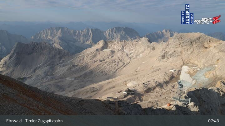 Archiv Foto Webcam Tiroler Zugspitzbahn: Bergstation