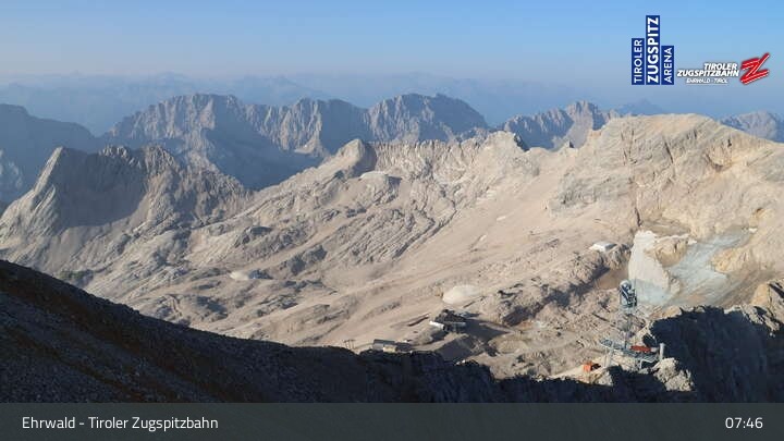Archiv Foto Webcam Tiroler Zugspitzbahn: Bergstation