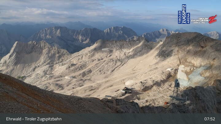 Archiv Foto Webcam Tiroler Zugspitzbahn: Bergstation