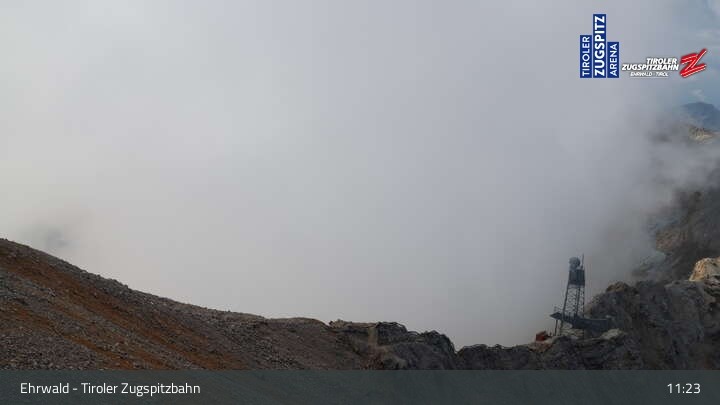Archiv Foto Webcam Tiroler Zugspitzbahn: Bergstation