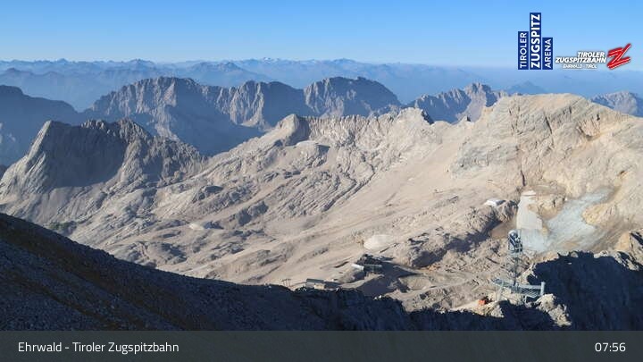 Archiv Foto Webcam Tiroler Zugspitzbahn: Bergstation