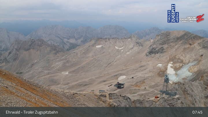Archiv Foto Webcam Tiroler Zugspitzbahn: Bergstation