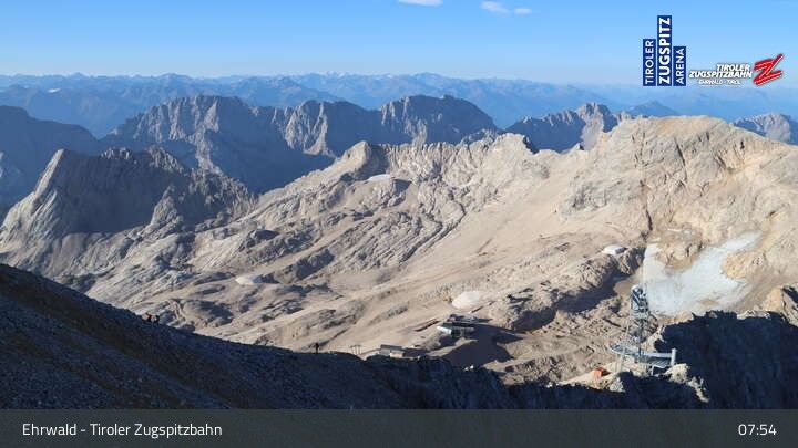 Archiv Foto Webcam Tiroler Zugspitzbahn: Bergstation