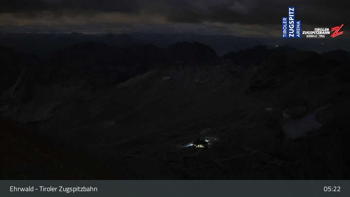 Archived image Webcam Tiroler Zugspitzbahn Top Station