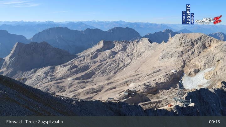 Archiv Foto Webcam Tiroler Zugspitzbahn: Bergstation