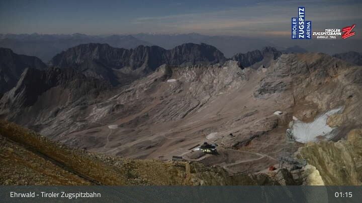 Archiv Foto Webcam Tiroler Zugspitzbahn: Bergstation
