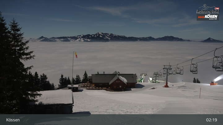 Archiv Foto Webcam Kössen: Unterberghorn