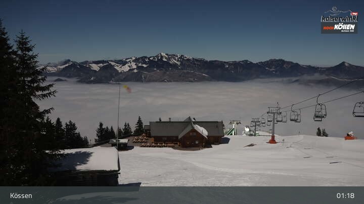 Archiv Foto Webcam Kössen: Unterberghorn