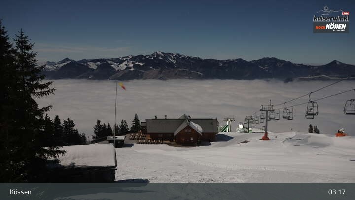 Archiv Foto Webcam Kössen: Unterberghorn