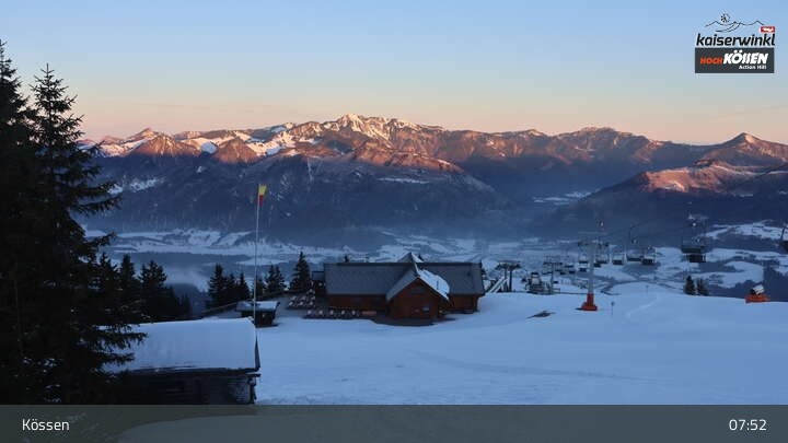 Archiv Foto Webcam Kössen: Unterberghorn