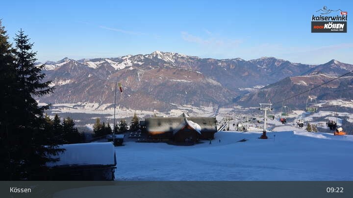 Archiv Foto Webcam Kössen: Unterberghorn