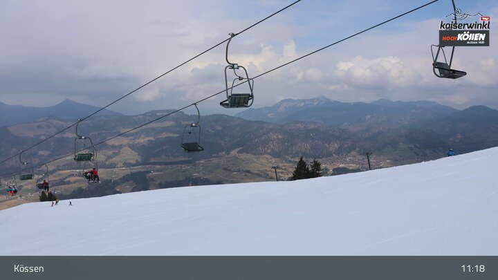 Archiv Foto Webcam Kössen: Unterberghorn