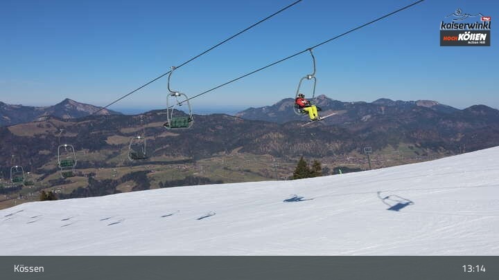 Archiv Foto Webcam Kössen: Unterberghorn