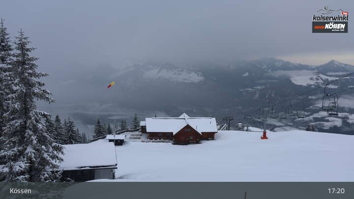 Archived image Webcam Kössen ski resort: Unterberghorn