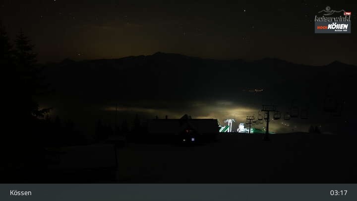 Archived image Webcam Kössen ski resort: Unterberghorn