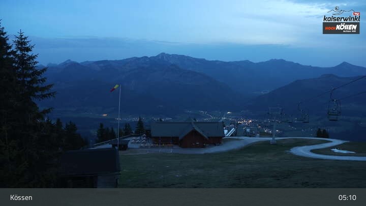Archiv Foto Webcam Kössen: Unterberghorn