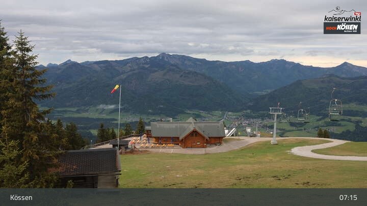 Archiv Foto Webcam Kössen: Unterberghorn