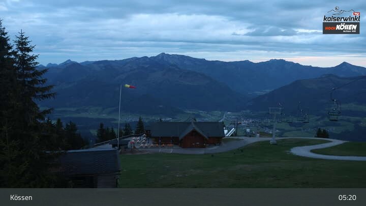 Archiv Foto Webcam Kössen: Unterberghorn