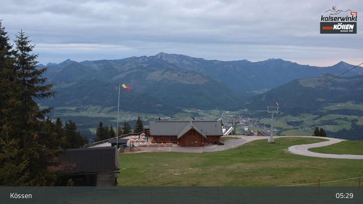 Archiv Foto Webcam Kössen: Unterberghorn