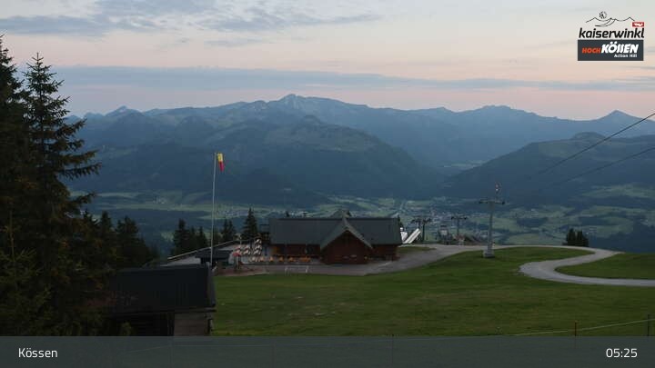 Archived image Webcam Kössen ski resort: Unterberghorn
