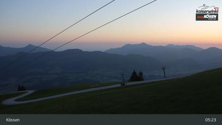 Archiv Foto Webcam Kössen: Unterberghorn