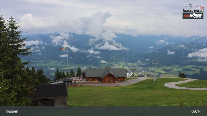 Archiv Foto Webcam Kössen: Unterberghorn