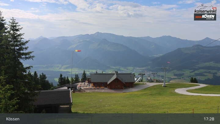Archiv Foto Webcam Kössen: Unterberghorn