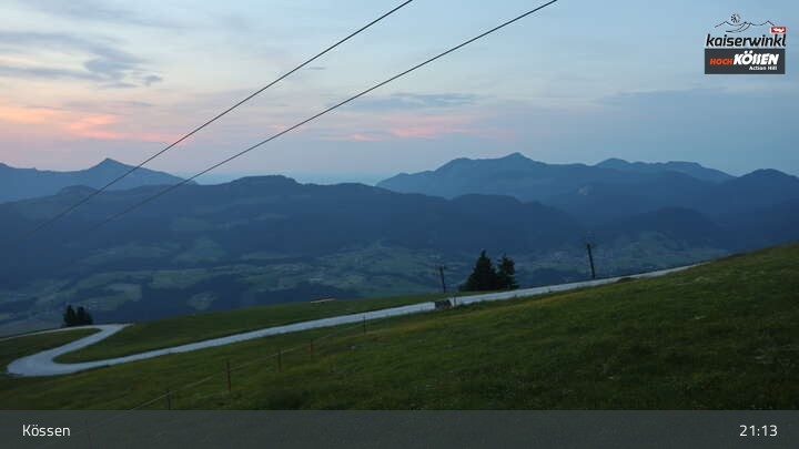 Archived image Webcam Kössen ski resort: Unterberghorn