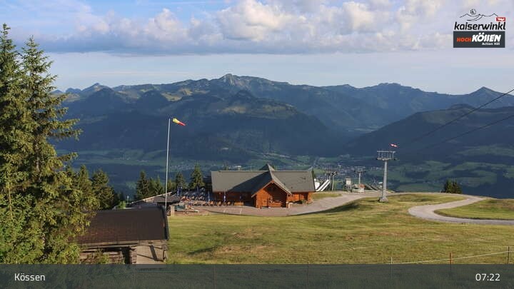 Archiv Foto Webcam Kössen: Unterberghorn