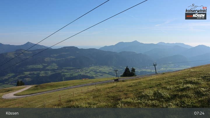 Archived image Webcam Kössen ski resort: Unterberghorn
