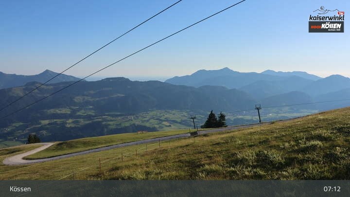 Archived image Webcam Kössen ski resort: Unterberghorn
