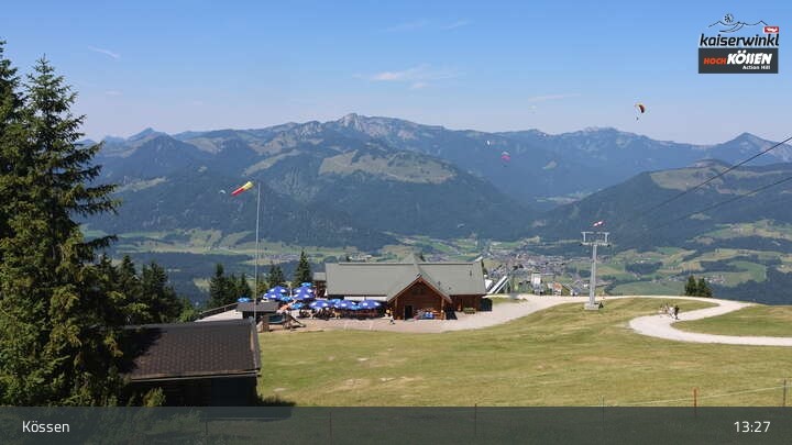 Archived image Webcam Kössen ski resort: Unterberghorn