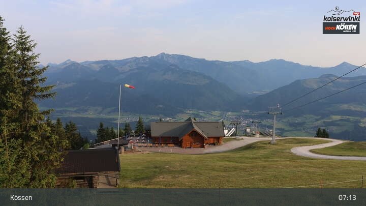 Archiv Foto Webcam Kössen: Unterberghorn