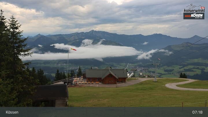Archiv Foto Webcam Kössen: Unterberghorn