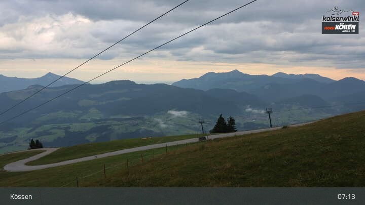 Archiv Foto Webcam Kössen: Unterberghorn