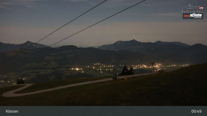 Archived image Webcam Kössen ski resort: Unterberghorn