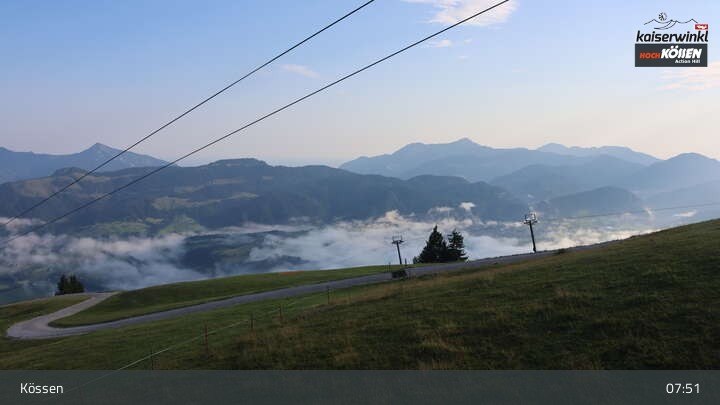 Archiv Foto Webcam Kössen: Unterberghorn