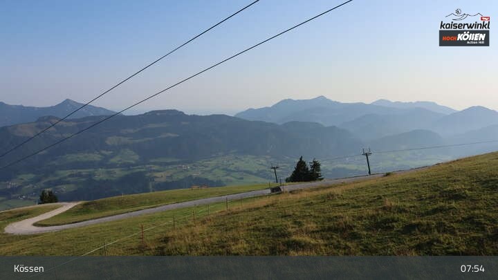 Archived image Webcam Kössen ski resort: Unterberghorn