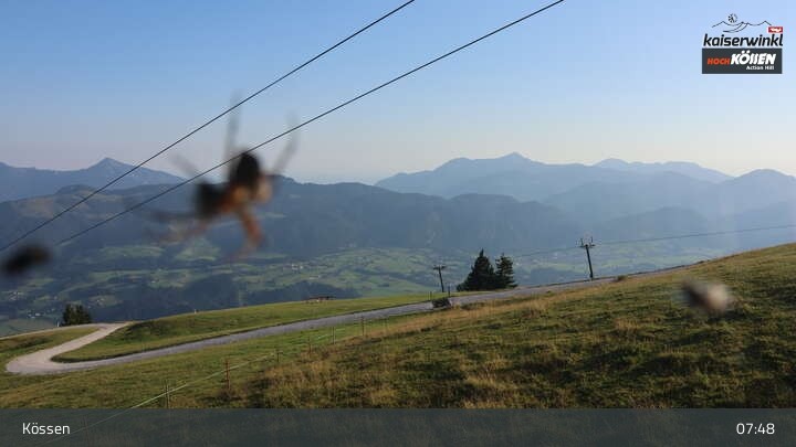 Archived image Webcam Kössen ski resort: Unterberghorn